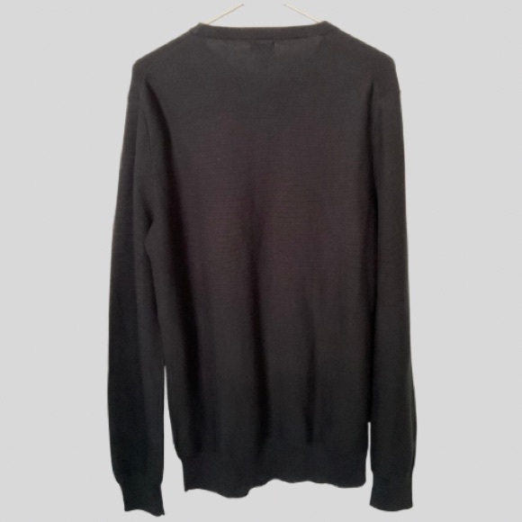 J. Crew Cotton Crewneck Sweater in Garter Stitch Black Size MT NWOT, Preppy - Picture 13 of 14